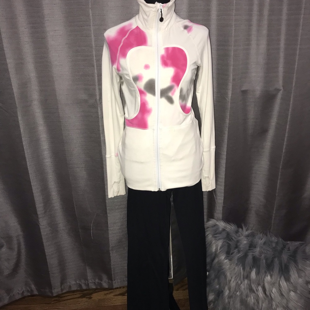 Lululemon jacket and flare pant matching set